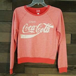 Vintage 1980s Hipster Coca Cola Rugby Sweatshirt | Poshmark